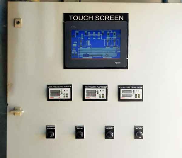 control panel touch screen